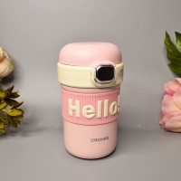 Термос с трубочкой Hello 370 мл Цвет: Розовый