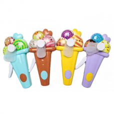 Детский портативный мини-вентилятор Мороженое / Ice-Cream К-во 24 шт (цена указана за упаковку)