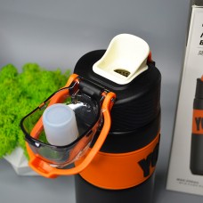 Спортивная термобутылка 550 ml Цвет: Розовый