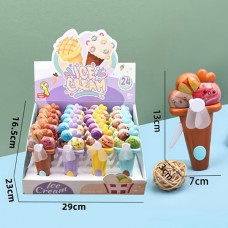 Детский портативный мини-вентилятор Мороженое / Ice-Cream К-во 24 шт (цена указана за упаковку)