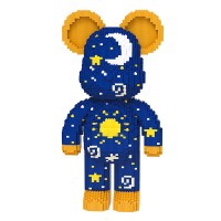 Конструктор Magic Blocks  у вигляді ведмедика Bearbrick Stars