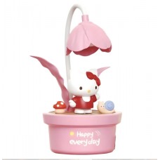 Настільна лампа для дітей з квіточкою (Hello Kitty) Рожевий