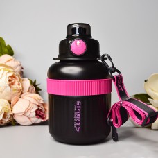 Вместительный термос с фильтром для чая 900 ml Цвет: Чёрный