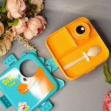 Детский ланч-бокс герметичный Dinosaur 1590 ml Цвет: Салатовый