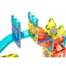 Конструктор магнитный Magnetic DIY 75 элементов с шариками Разноцветный