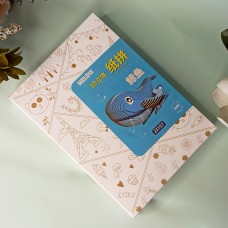 DIY Конструктор картонный 3D-пазл Кит Цвет: Синий