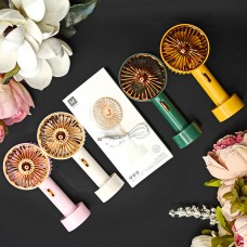 Портативный вентилятор Mini fan с подсветкой Цвет: Зелёный