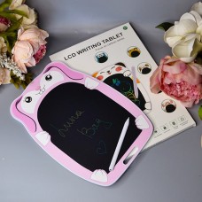 Планшет дитячий кольоровий LCD для малювання 8.5 Зайчик Колір: Рожевий