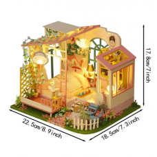 3D Румбокс Dream in the flowers  DIY Dollhouse + Пилозахисний купол