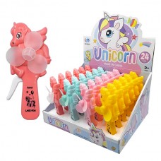 Детский портативный мини-вентилятор Единорог/ Unicorn К-во 24 шт (цена указана за упаковку)