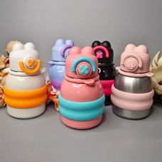 Термос із трубочкою Cute baby 550 мл Колір: Блакитний