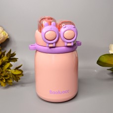 Дитячий термокухоль з трубочкою 500 ml Колір: Рожевий