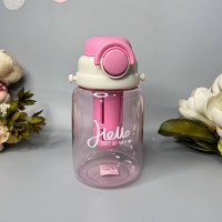 Бутылка для напитков матоваяHello 950 мл Цвет: Розовый