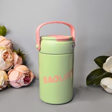 Термос с трубочкой 550 ml Цвет: Салатовый