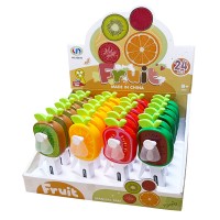 Детский портативный мини-вентилятор Фрукты / Fruit К-во 24 шт (цена указана за упаковку)