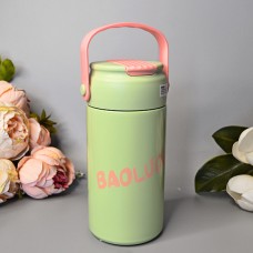 Термос с трубочкой 750 ml Цвет: Зелёный