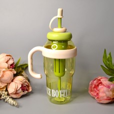 Стакан для напитков с трубочкой и фильтром 1300 ml Цвет: Салатовый