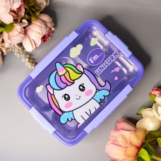 Ланч-бокс дитячий з нержавіючої сталі Unicorn 1000 ml Колір: Бузковий