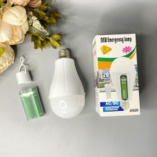 LED лампа на аккумуляторе E27 20W (2 аккумулятора)