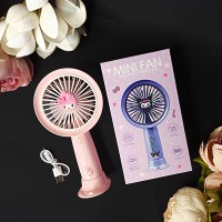 Детский портативный мини-вентилятор Мелоди Цвет: Розовый
