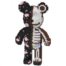 Конструктор Magic Blocks в виде мишки Bearbrick Зомби