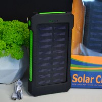 Повербанк 30000 mAh із сонячною батареєю 4 кольори