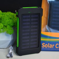 Повербанк 30000 mAh із сонячною батареєю 4 кольори