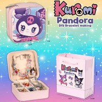 Набор для создания украшений Kuromi с подарочной коробкой Цвет: Пудра