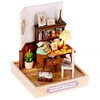 3D Румбокс Элегантная студия DIY Dollhouse