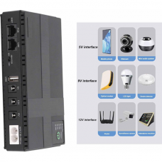 Безперебійне живлення для роутера mini UPS 10400mAh-5V, 9V, 12V