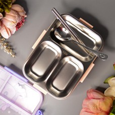 Ланч-бокс детский из нержавеющей стали Dino 750 ml Цвет: Голубой