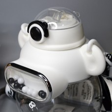Дитяча пляшка для пиття з трубочкою 900 ml Колір: Блакитний