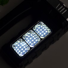 Фонарик ручной аккумуляторный на солнечной батарее с функцией Power Bank Золотой