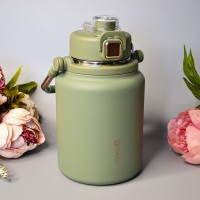 Вместительный термос 1500 ml Цвет: Хаки