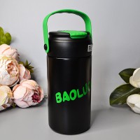 Термос с трубочкой 750 ml Цвет: Чёрный