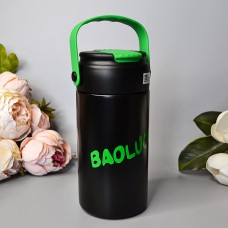 Термос із трубочкою 750 ml Колір: Чорний
