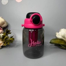 Бутылка для напитков матоваяHello 950 мл Цвет: Чёрный