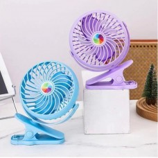 Вентилятор с аккумулятором, на прищепке Mini Fan 6 цветов