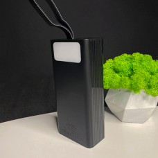 Універсальний павербанк 30 000mah Колір: Чорний