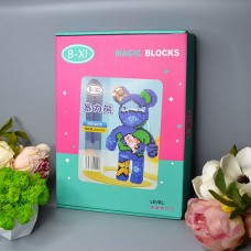 Конструктор Magic Blocks у вигляді ведмедика Bearbrick Акваріум
