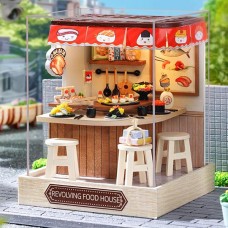 3D Румбокс Суши-бар DIY Dollhouse