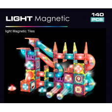 Конструктор магнитный Magnetic DIY 140 элементов с шариками Разноцветный