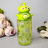 Пляшка для води Disney Прибульці 650 ml Колір: Зелений