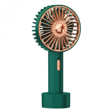 Портативный вентилятор Mini fan с подсветкой Цвет: Зелёный