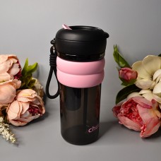 Стакан для напитков с трубочкой 900 ml Цвет: Чёрный