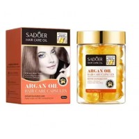 Масло для волос аргановое в капсулах SADOER Hair Care Oil, 30 шт