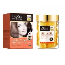 Олія для волосся арганова в капсулах SADOER Hair Care Oil, 30 шт