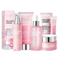 Набор уходовой косметики c коллагеном SADOER Collagen Sakura