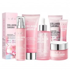 Набор уходовой косметики c коллагеном SADOER Collagen Sakura