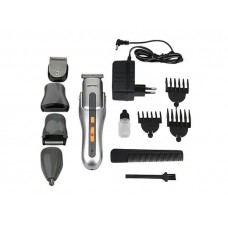 Машинка для стрижки головы и бороды с сменными насадками Gemei GM-581